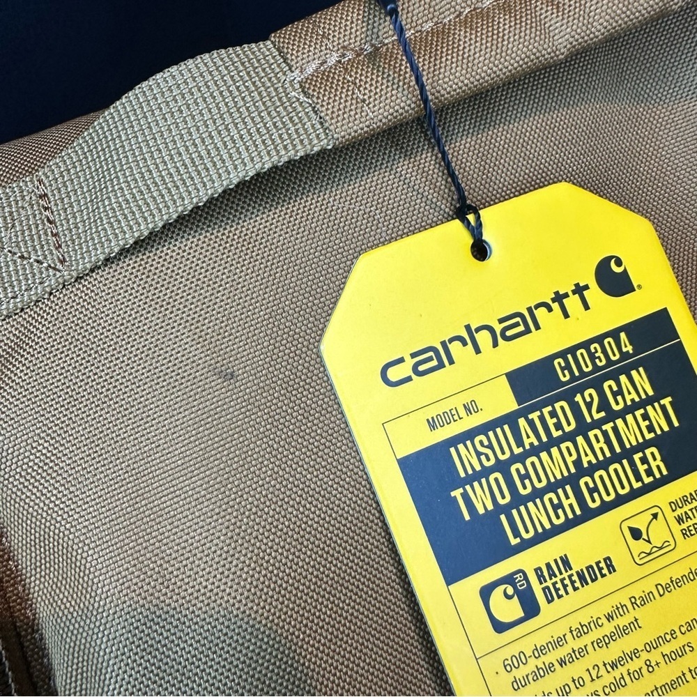 Carhartt Brown Insulated Lunch Cooler - Picture 7 of 7